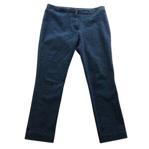 Theory Womens Jeans Size 4 Mid Rise Straight Leg Classic Blue Denim Casual